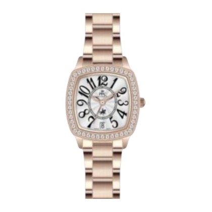 Paris Polo Club PPC-EJ04-RG-WE White Dial Women Watch
